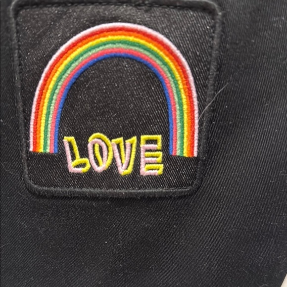 NWT RVCA Black Embroidered Pants size 25. RARE. Anthro Colab - Picture 3 of 9